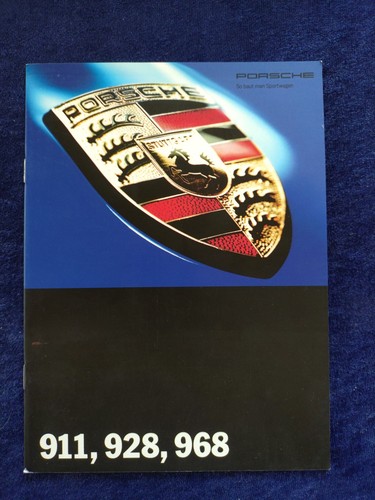 Porsche 911 928 - 968, brochure