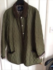 AQUASCUTUM- MENS QUILTED KHAKI