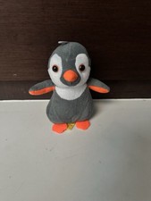 Penguin Plushie Soft Toy Stuffed Grey and White Cuddly