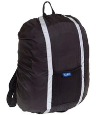 Black - Hi-vis rucksack cover