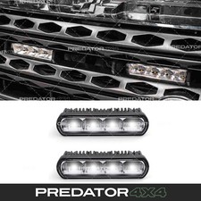 2 X 8" OFF ROAD EMARKED GRILL LIGHT KIT FOR LAND ROVER DISCOVERY 3 4 L319 04-16