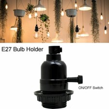 Edison E27 Vintage Industrial Lamp Light Bulb Holder Antique Retro Screw Fitting
