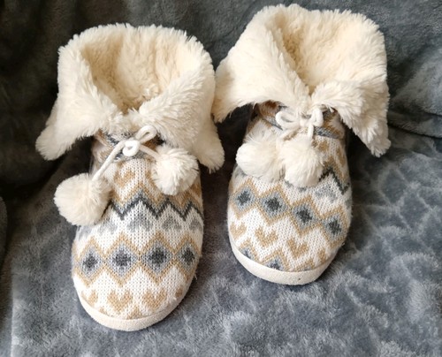 Winter furry fur slippers - winter,