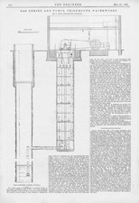 TEIGNMOUTH Devon Waterworks Gas Engine & Pumps Antique Print 1892