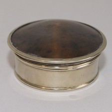Silver Plate Round Trinket /