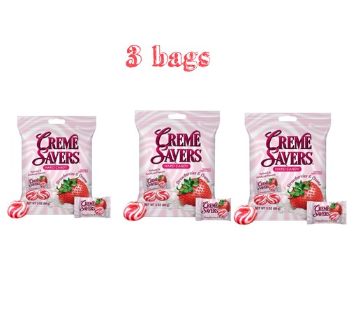 Creme savers strawberry - strawberry, &