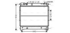 AVA Coolant Radiator SZ2070