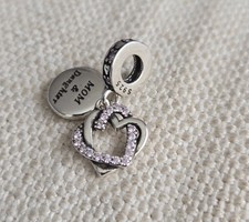 S925 Sterling Silver Pink CZ