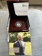 2018 UK Quarter-Ounce  Platinum Proof Coin 70th Birthday Of HRH Prince Of Wales 