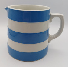 Cornishware green milk jug - green,