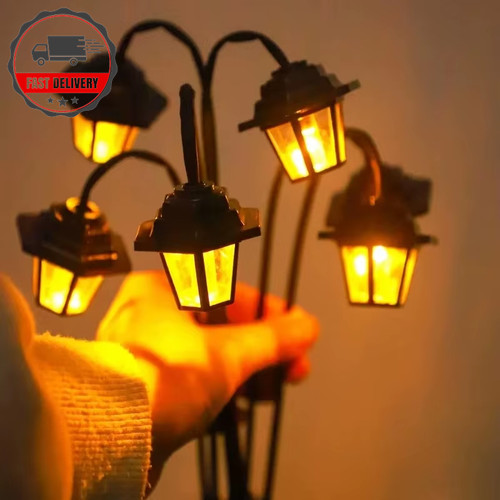 Solar retro lantern - lantern, 6led