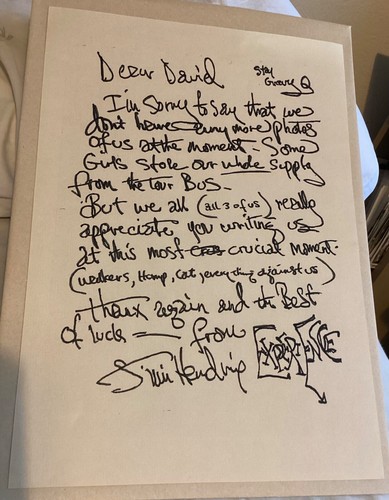 Jimi hendrix letters facsimile - hendrix,