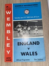 England V Wales Schools