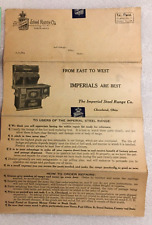 Antique IMPERIAL STEEL RANGE