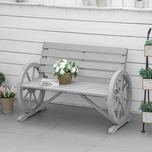 Rustic wooden cart - wooden, wheel