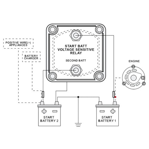 12v 140a dual battery - 140a, isolator