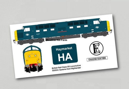 British rail class deltic - british, 55