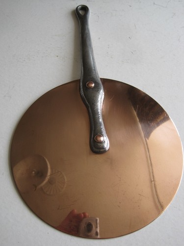 Antique french copper pan - antique,