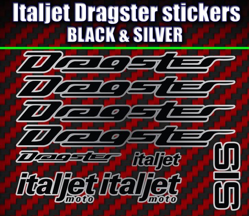 Italjet dragster decals - italjet,