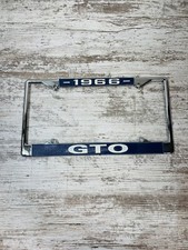  1966 GTO LICENSE PLATE FRAME