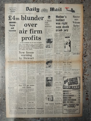 Newspapers jan april 1967 back - 1967,