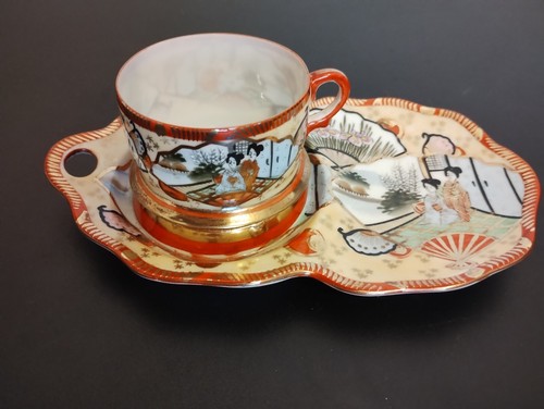 Antique satsuma cup - antique,
