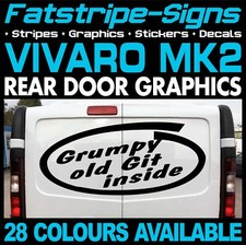 to fit VAUXHALL VIVARO GRUMPY