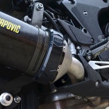 R&G Exhaust Protection Hexagonal Akrapovic (Can Cover) Suzuki SV650X 2018 - 2023