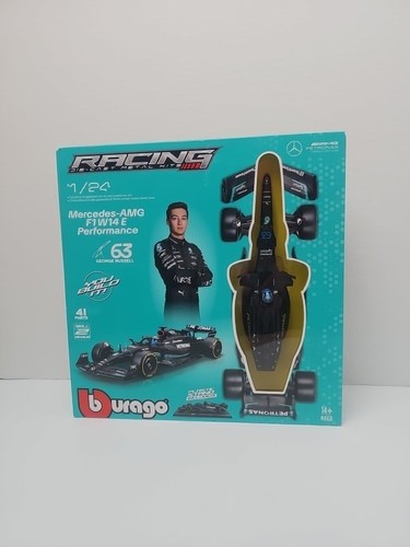 Burago racing die cast metal - burago,