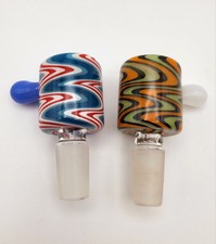 14mm Glass WigWag Heady Slide