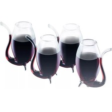 BarCraft Set of 4 Glass Port