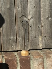Vintage wooden spike shop receipt stand