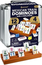 Train Domino Board Game Set