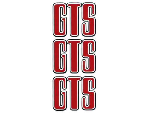 Body decal kit gts - 'gts', (3pce)