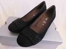Gabor Wallace Shoe (Black) size 6 (with black rhinestone detail) BNWB