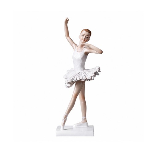 Resin ballet girl figurine - resin,