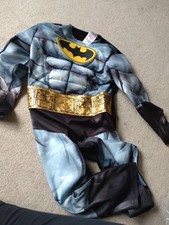 DC Batman Children's Costume Superhero Fancy Dress for Kids, 3-4 Years