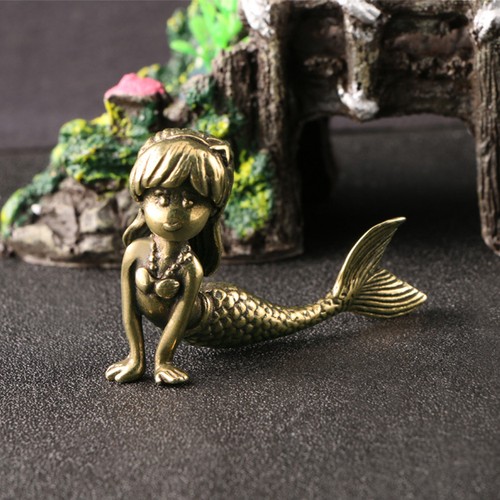 Retro mermaid ornaments office - ornaments,