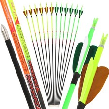 32" Pure Carbon Arrows SP400-1000 Shaft ID4.2 Archery Recurve Bow Hunting Shoot