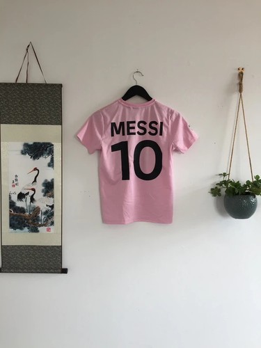 Messi pink football shirt - pink,