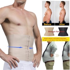 Men Slimming Corset Girdle Body Shaper Tummy Waist Trainer Wrap Fat Burner Belt
