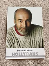 BERNARD LATHAM   (HOLLYOAKS) UNSIGNED VINTAGE CAST CARD