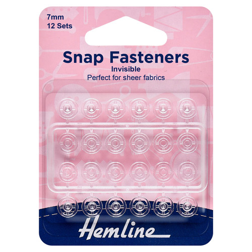 Hemline snap fasteners - snap,