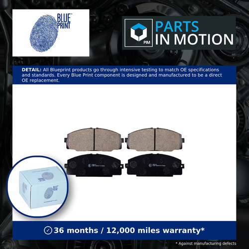 Brake pads set - pads, toyota