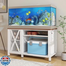 YITAHOME Heavy Duty 55-75 Gallon Aquarium Stand with Power Outlets, Cabinet f