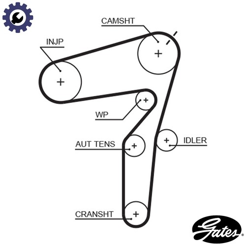 Timing belt 5623xs for - timing,