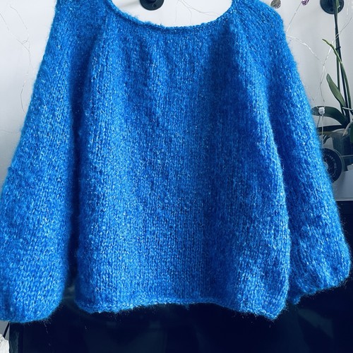 Women bright blue oversized - women's,