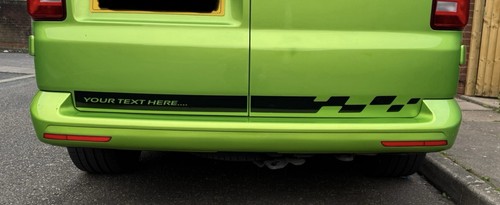 Custom text rear stripe - custom,