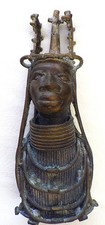 A genuine Benin bronze of the