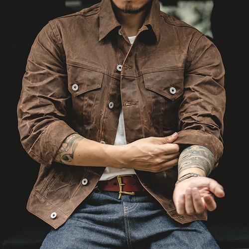 Waterproof mens retro waxed - retro,